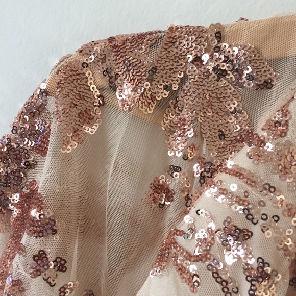 Gold Surplice Romper - Picture 5 of 7